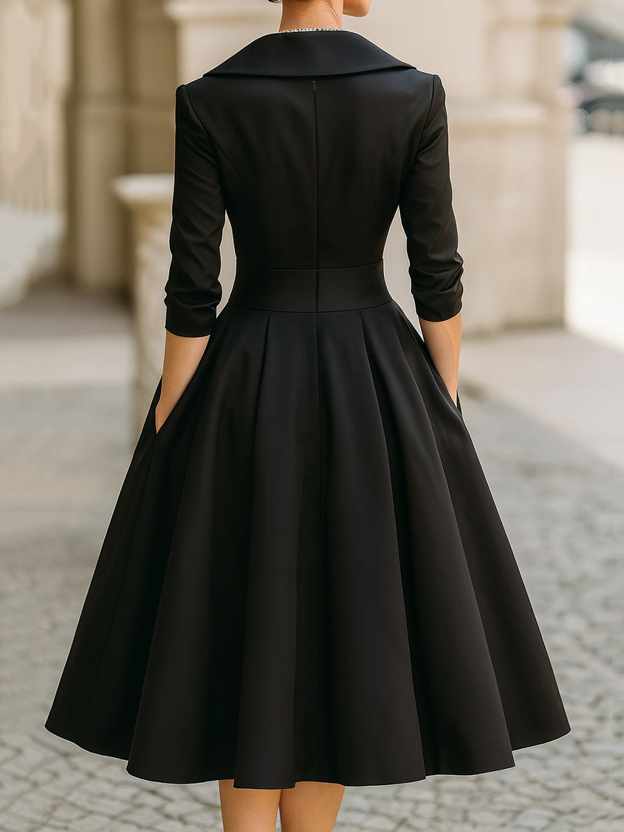 Coraline | Elegant V-hals Aftenkjole