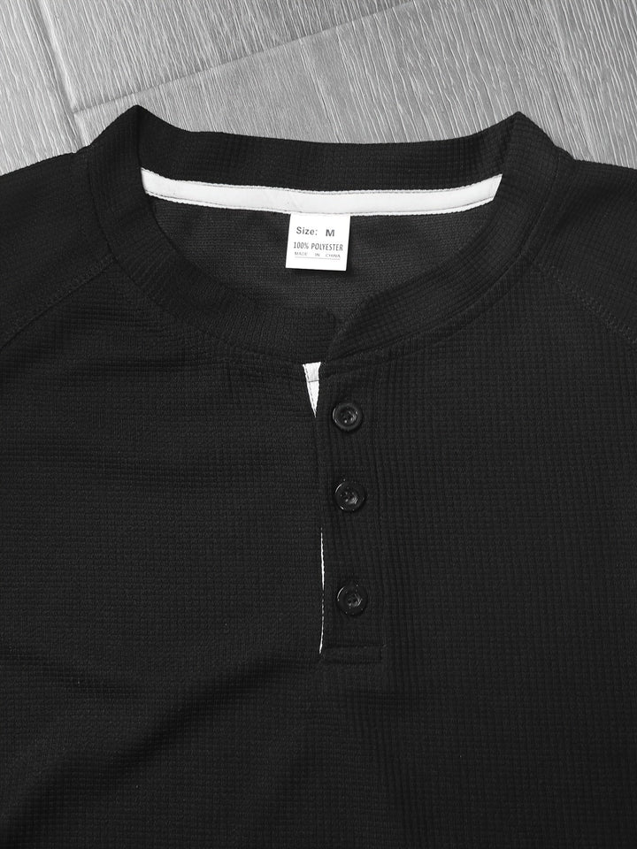 Graham | Klassisk Button Henley Skjorte