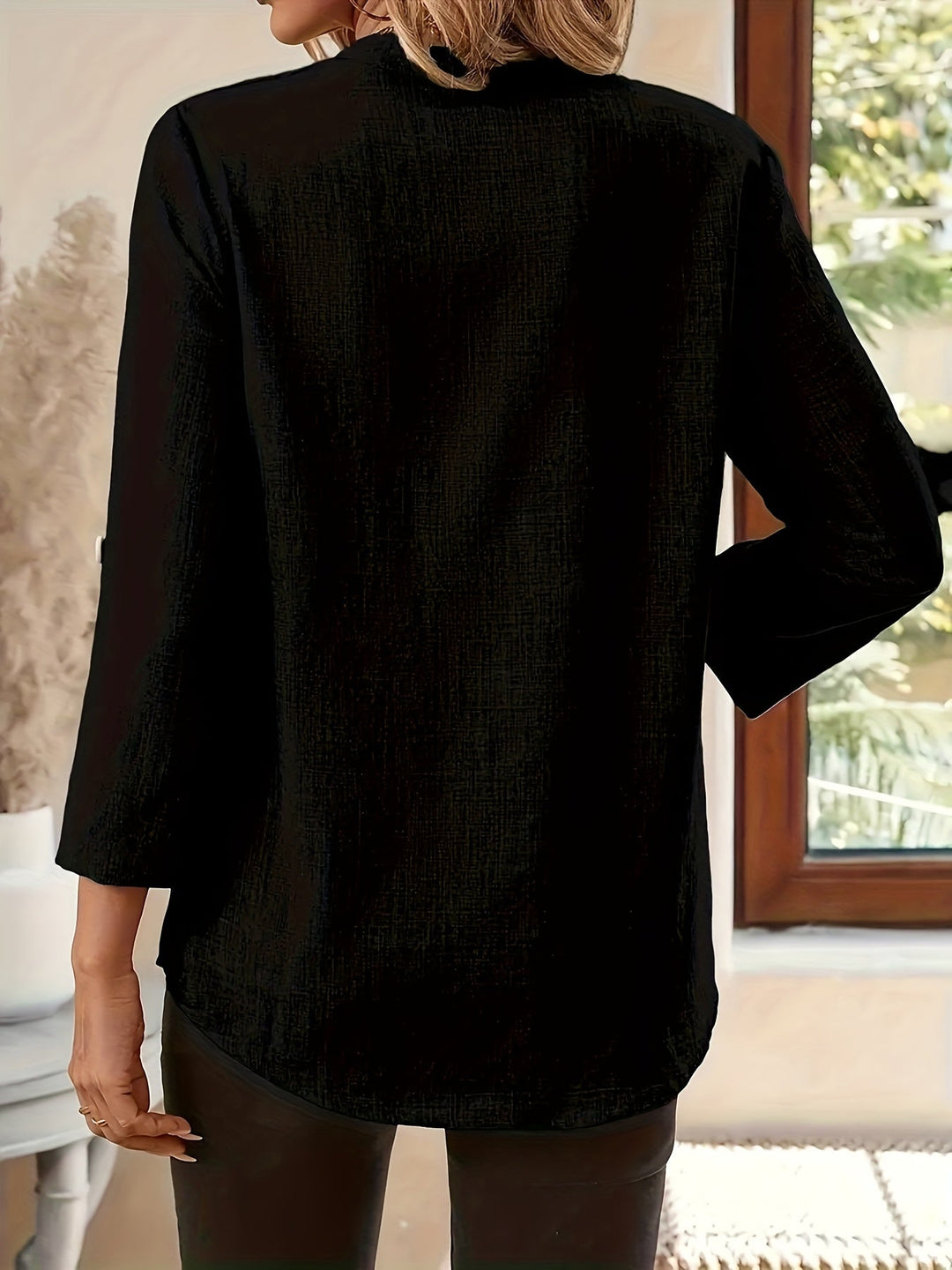 Ophelia | Afslappet V-Hals Bluse