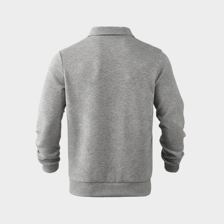 Hudson | Tekstureret Half-Zip Pullover
