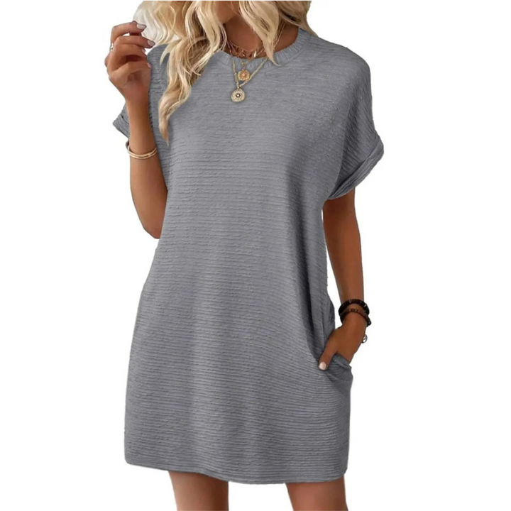 Ivanna | Casual Rund Hals Sommerkjole