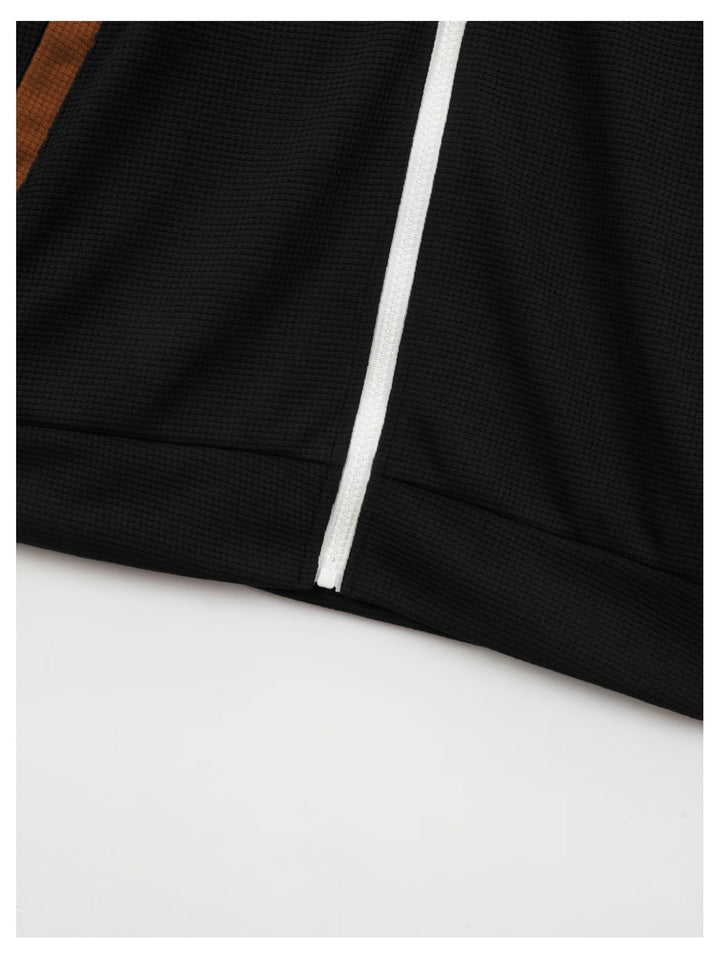 Cameron | Farveblokeret Zip-Up Jakke