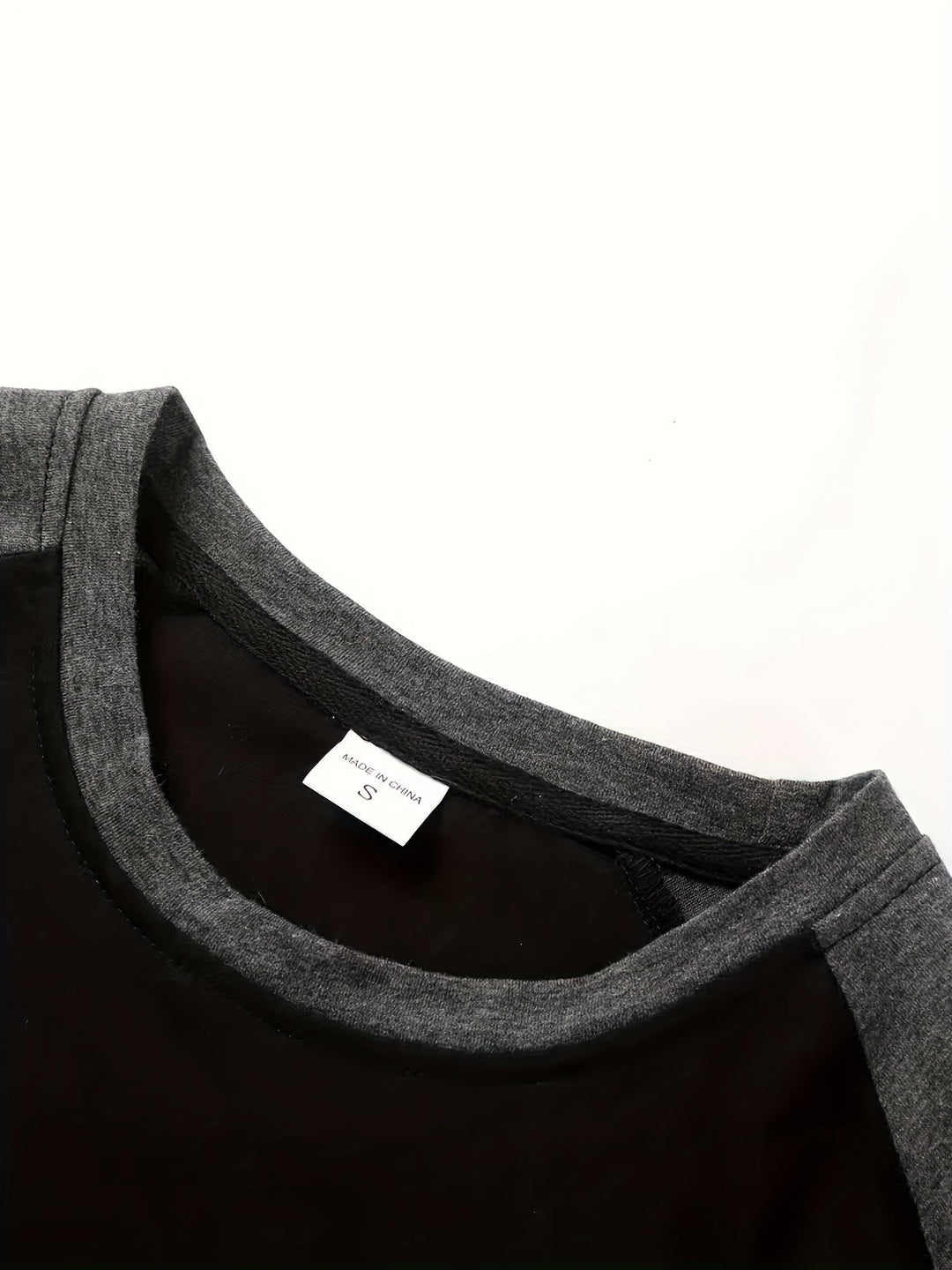 Trevor | To-farvet Raglan Langærmet Top