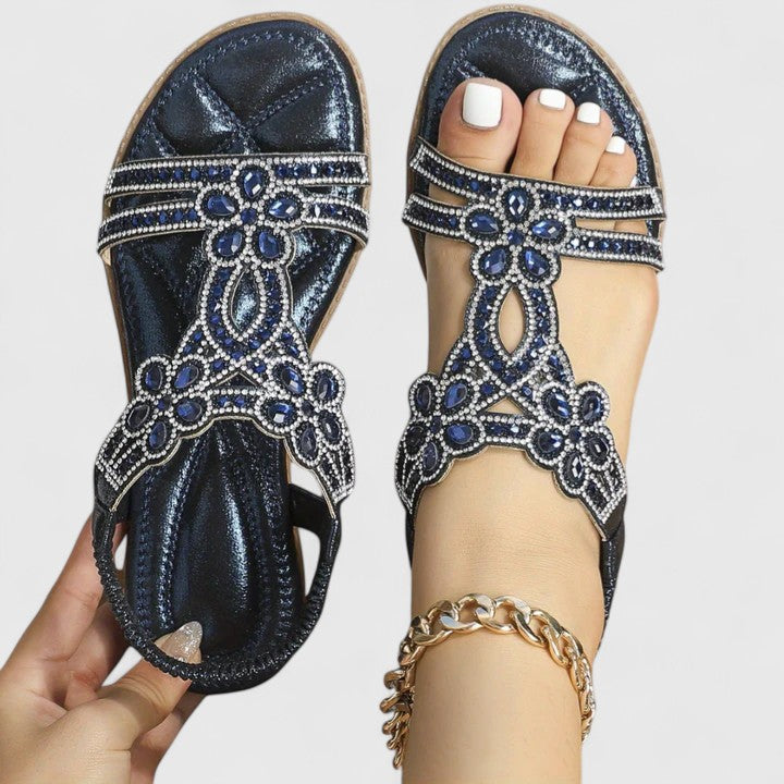 Rebecca | Elegant Ortodiske Perle Sandaler