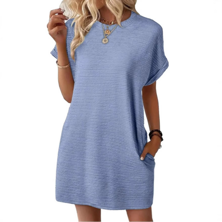 Ivanna | Casual Rund Hals Sommerkjole