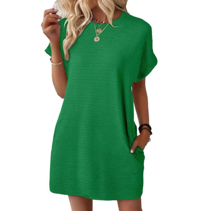 Ivanna | Casual Rund Hals Sommerkjole