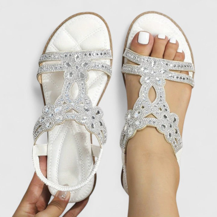 Rebecca | Elegant Ortodiske Perle Sandaler