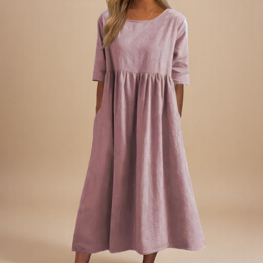Miranda | Klassisk Mid Sleeve Kjole