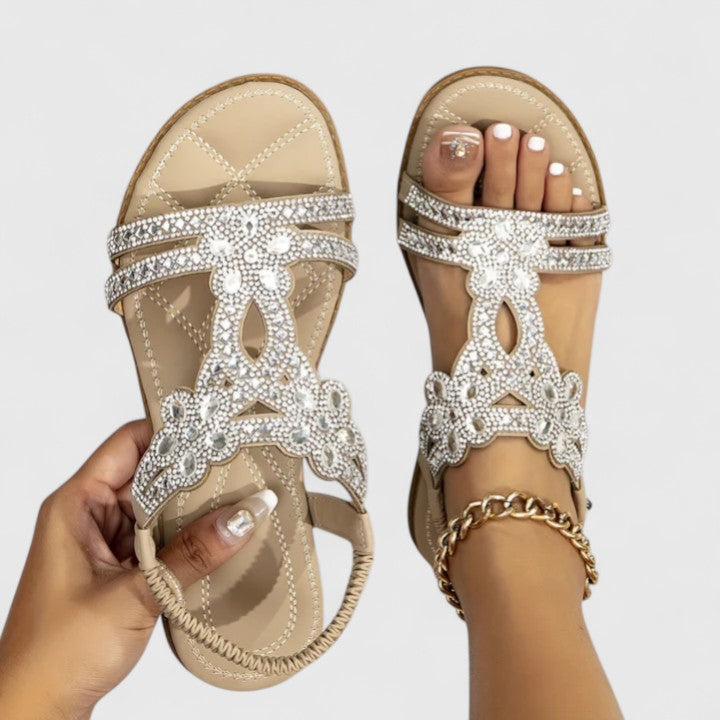 Rebecca | Elegant Ortodiske Perle Sandaler
