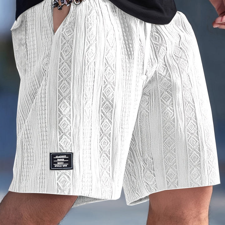 Nolan | Teksturerede Drawstring Shorts