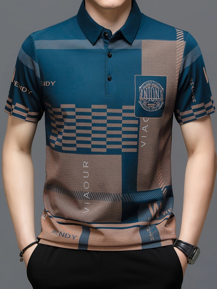 Nathaniel | Raffineret Colorblock Polo Shirt