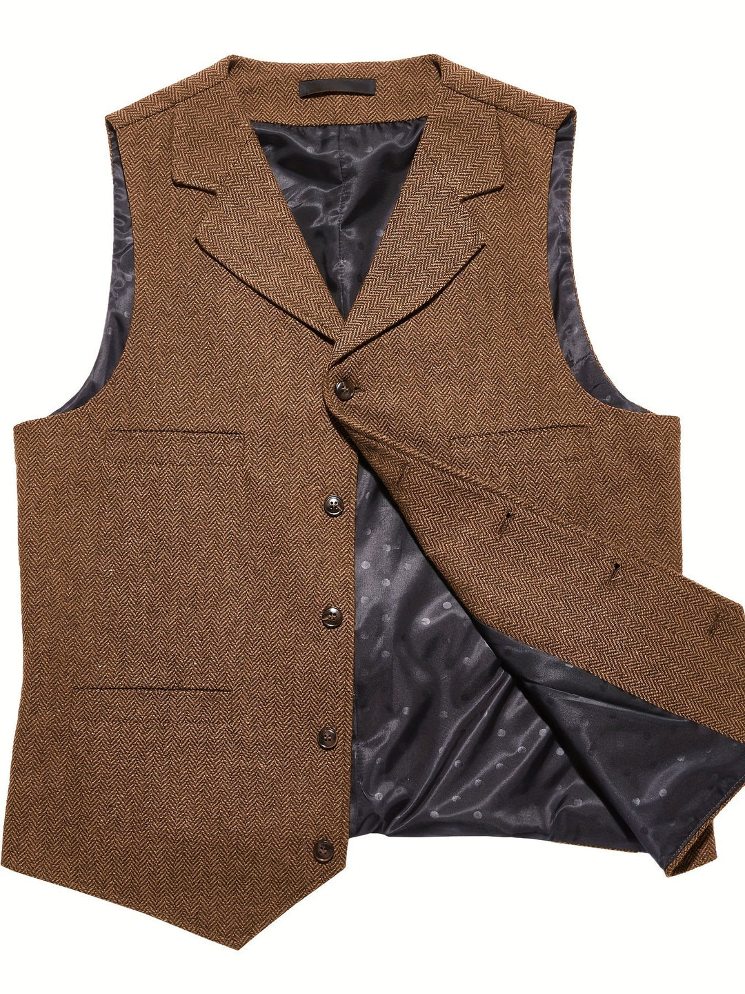 Byron | Raffineret Herringbone Vest