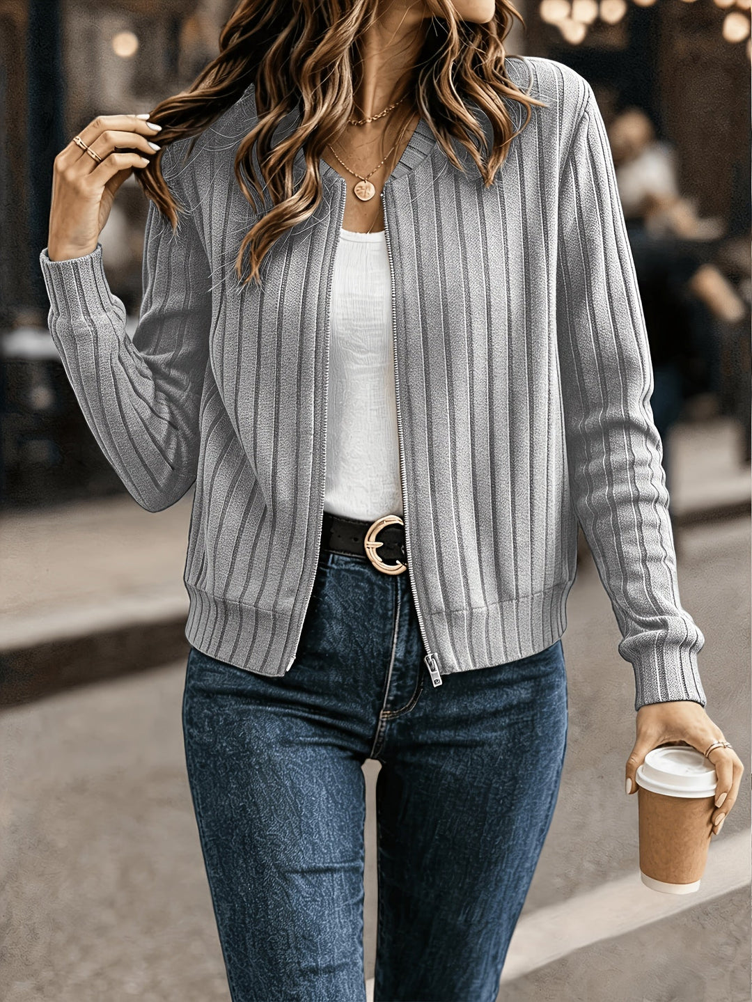 Blair | Ribbede Lynlåsjakke