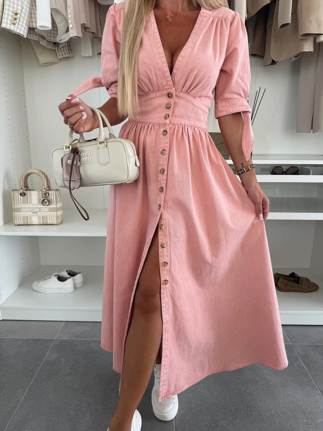 Dronning | Sexet Denim Kjole