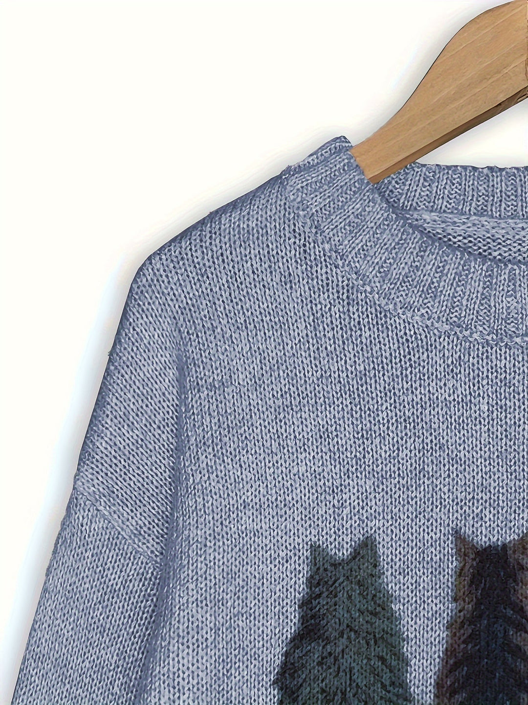 Tamara | Cozy Kat-Print Sweater