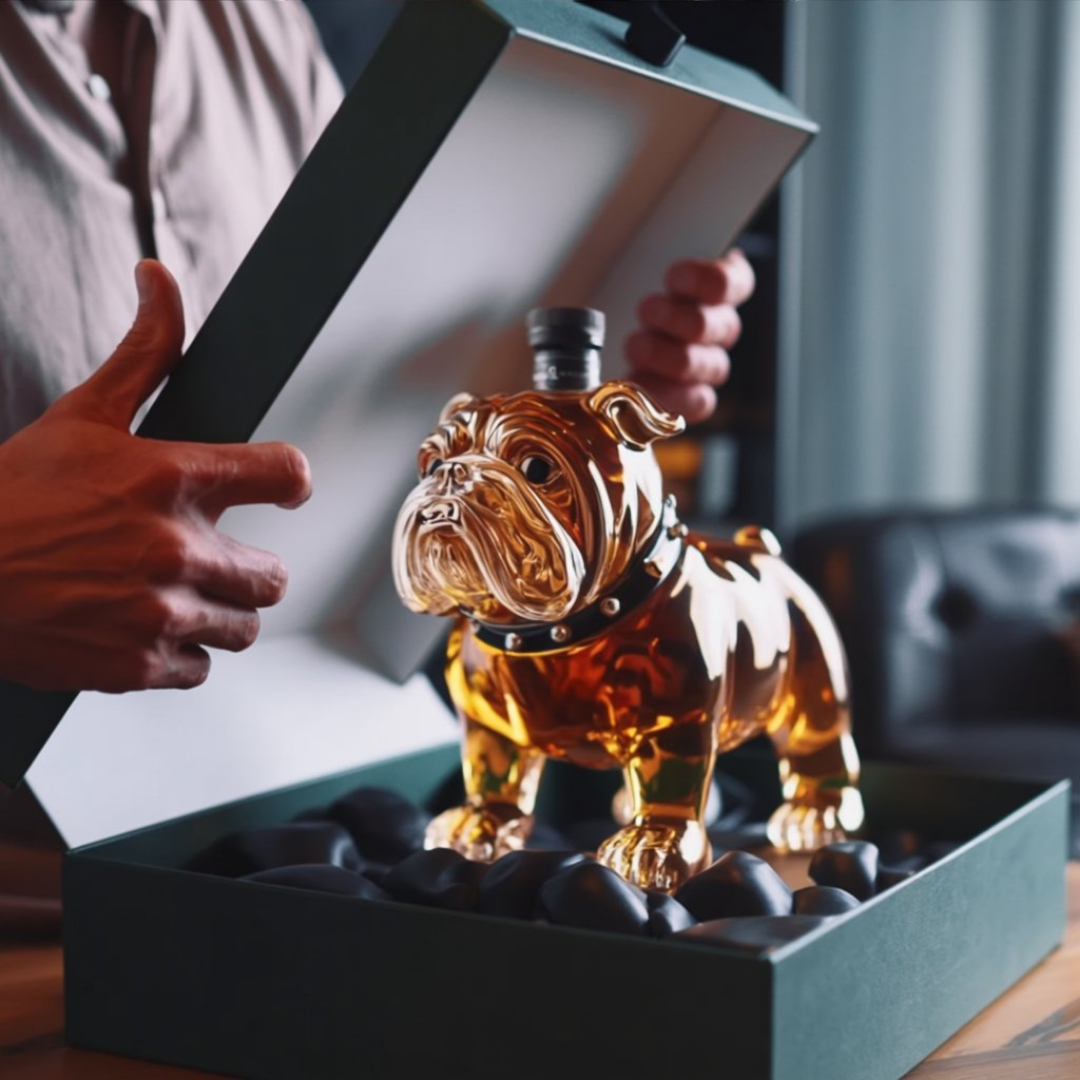 Frank | Whisky Flaske Bulldog Design