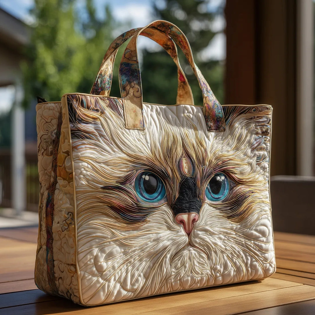Rebecca | Klassisk Kunstnerisk Kat Tote Bag