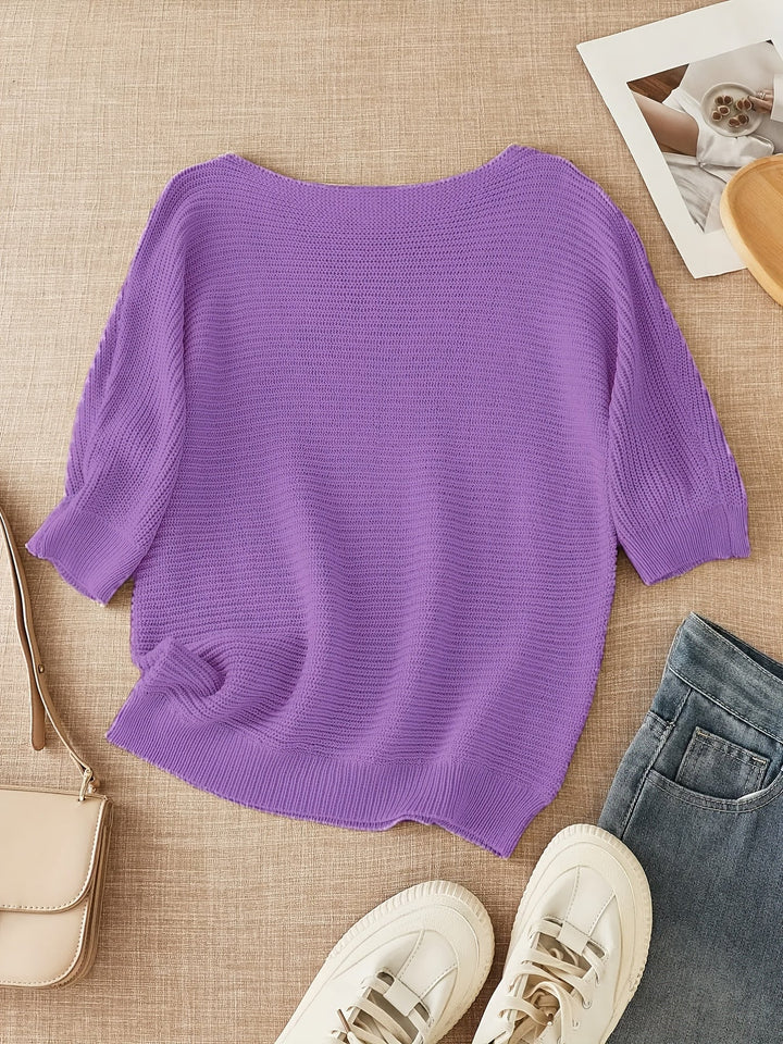 Lena | Afslappet Åbenstrikket Sweater