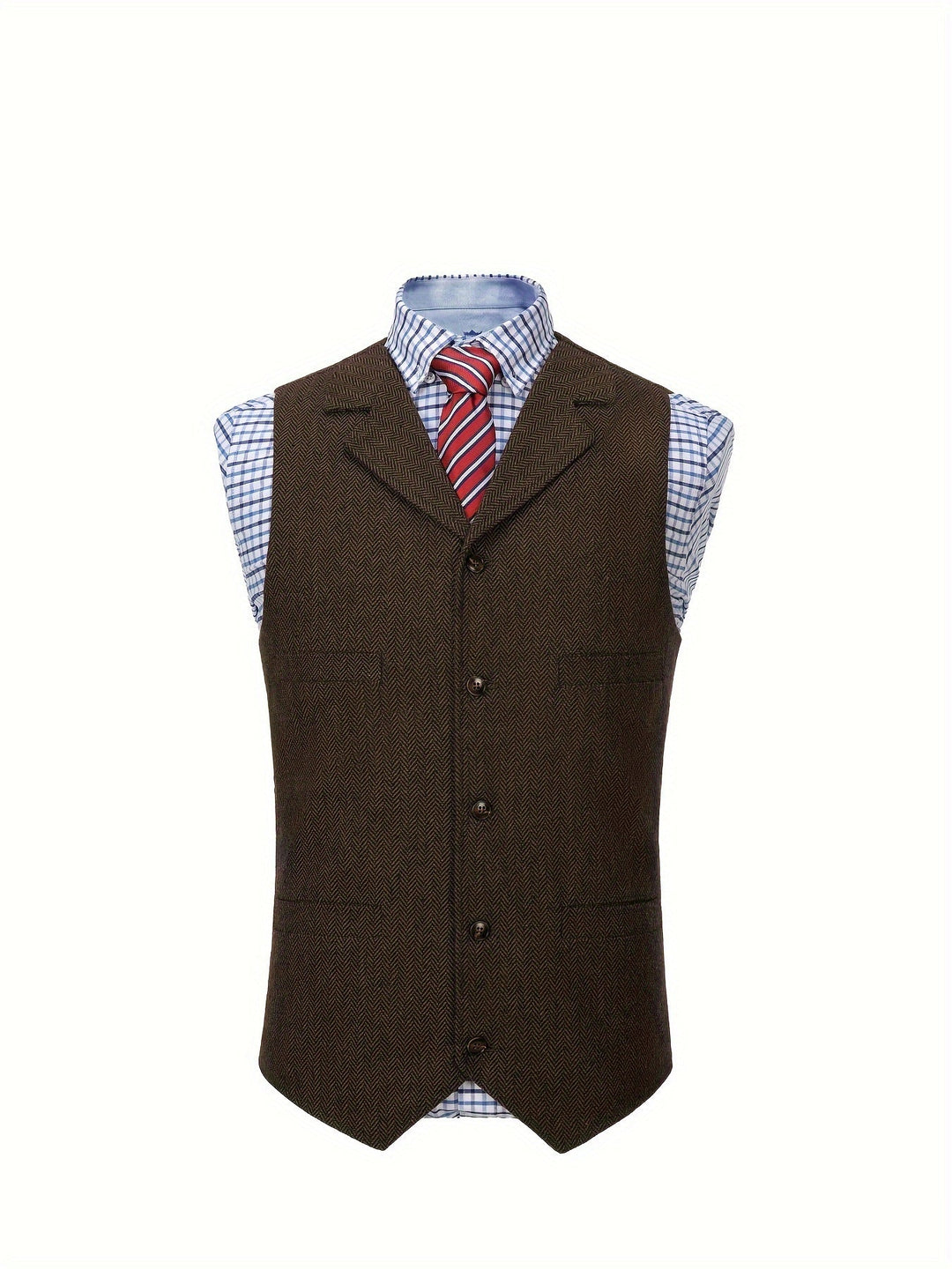 Colton | Heritage Herringbone Vest