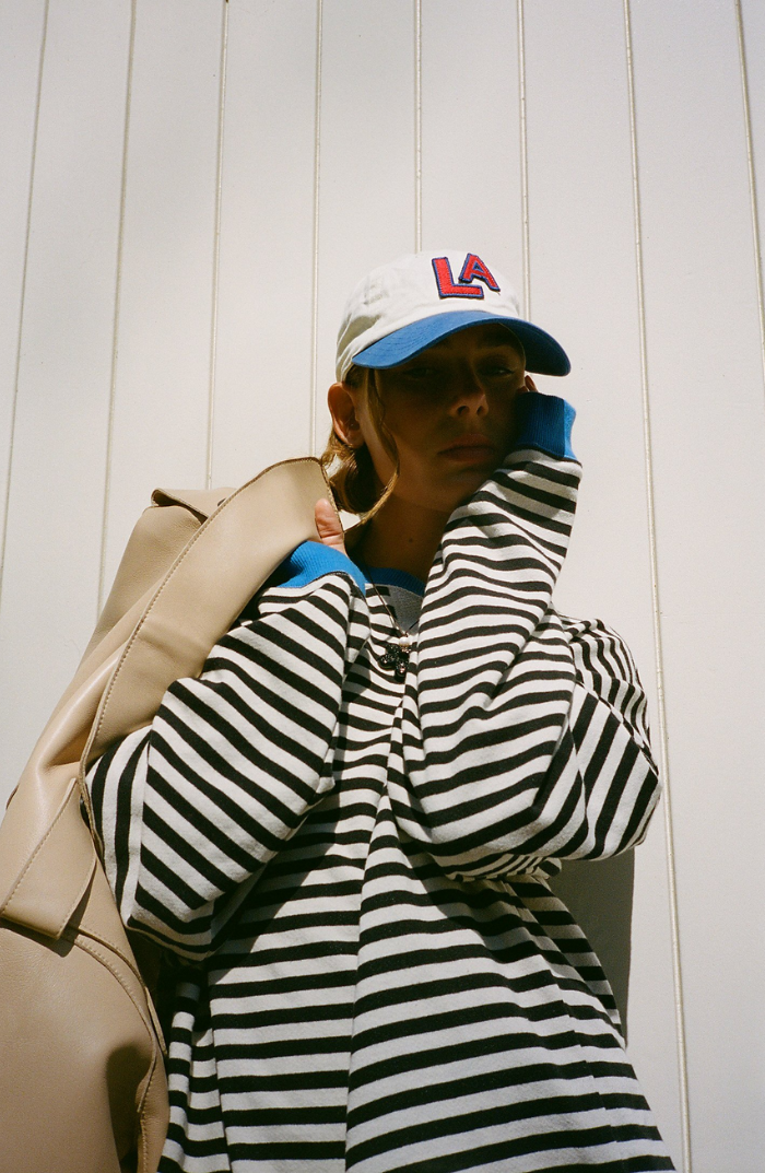 Paula | Stribet Rundhalset Pullover