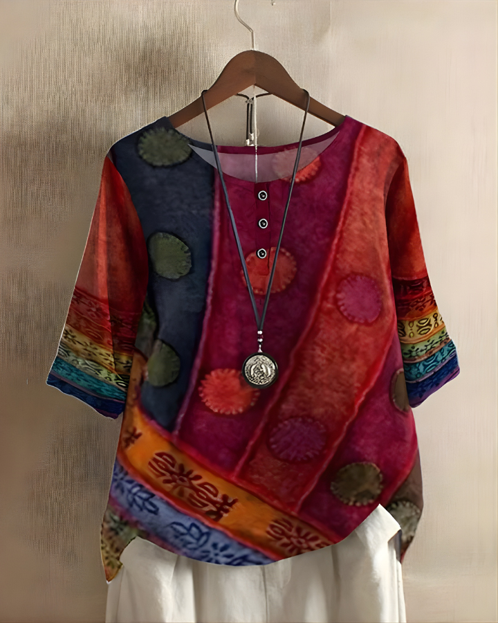 Fiona | Afslappet Sommer Boho Top