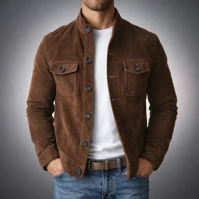 Jacob | Klassisk Pocket Suede Jakke