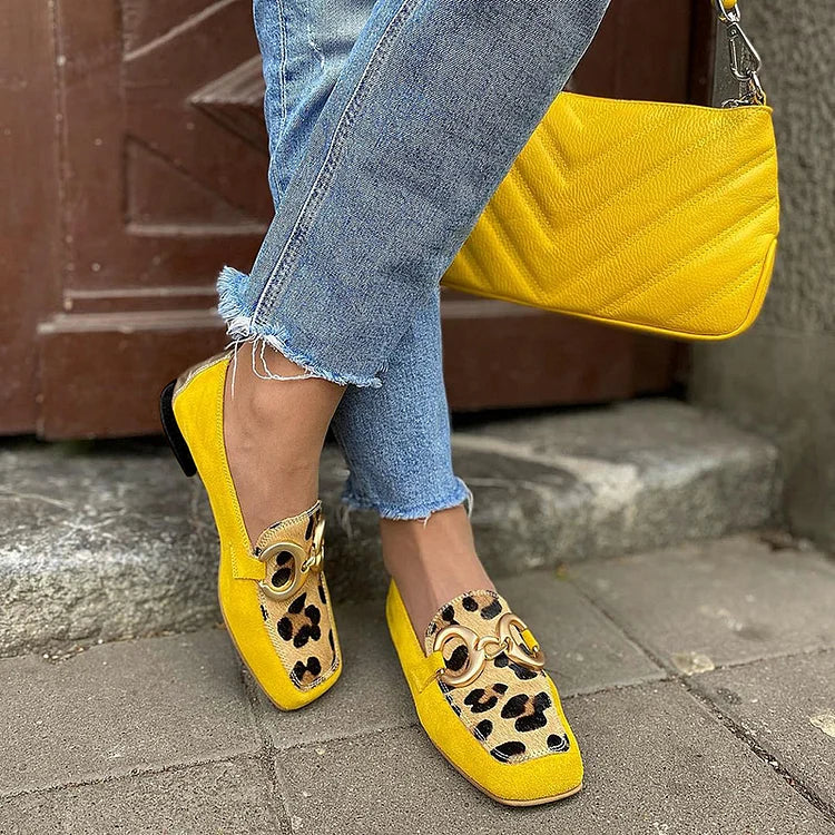 Velma | Stilfulde Leopardprint Loafers