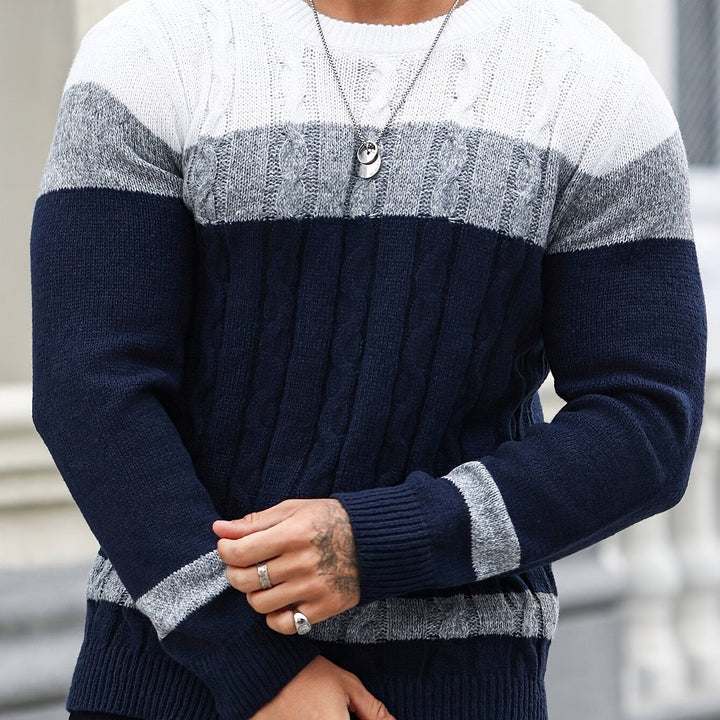 Nolan | Tekstureret Kabelstrik Sweater