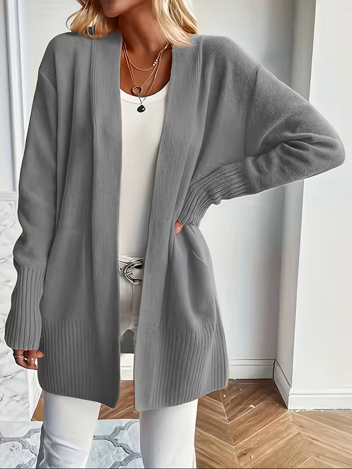 Deanna | Afslappet Åben-Front Cardigan