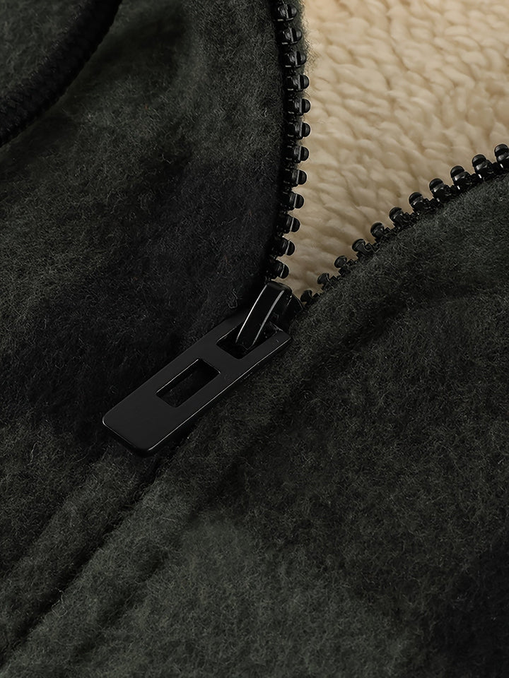 Declan | Cozy Hooded Zip-Up Jacket