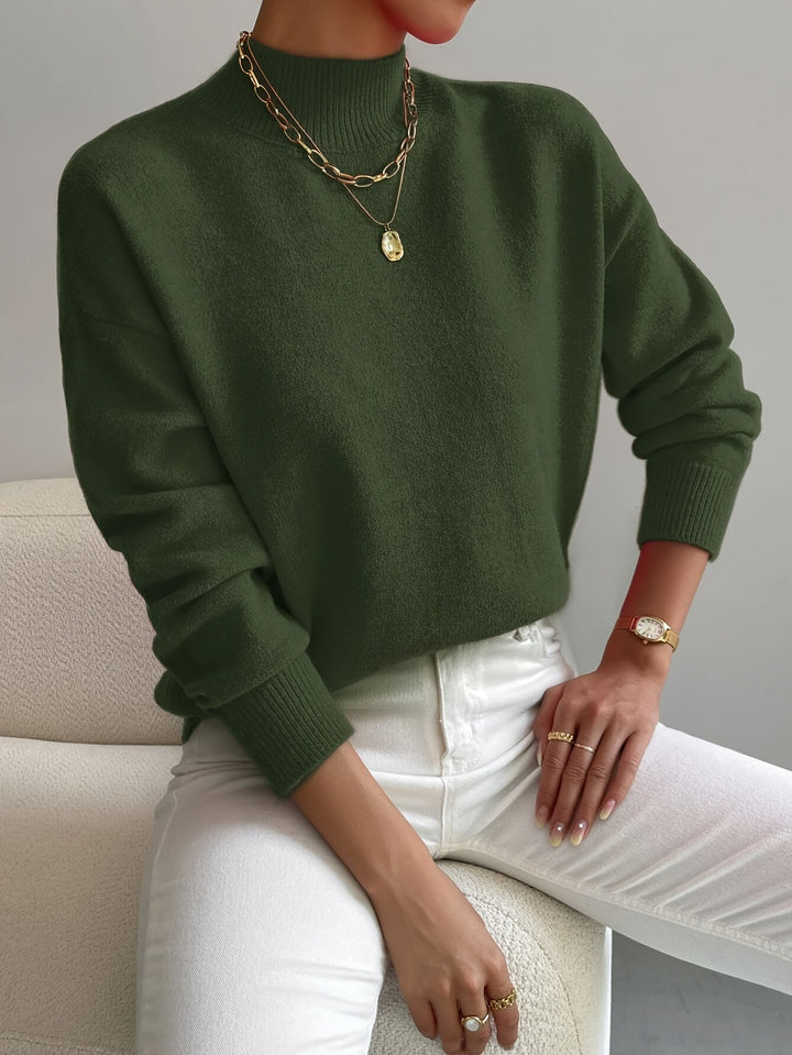Lorelei | Raffineret Mock Neck Sweater