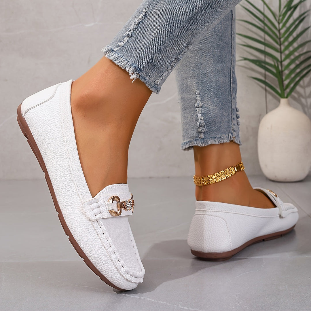 Nora | Elegant Spænde Loafers
