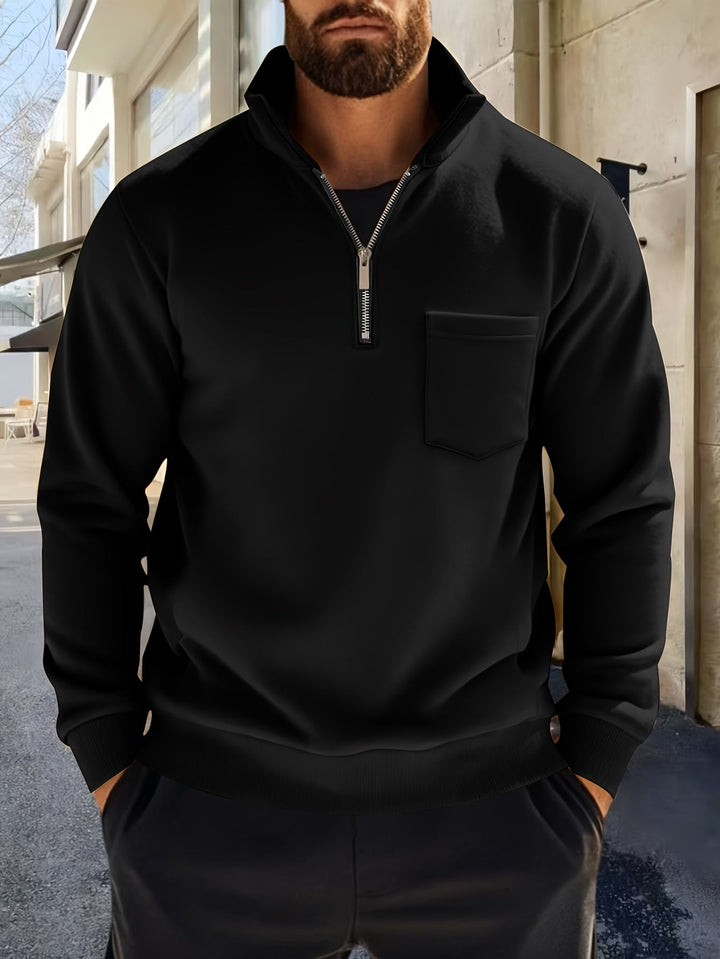 Calvin | Raffineret Half-Zip Pullover