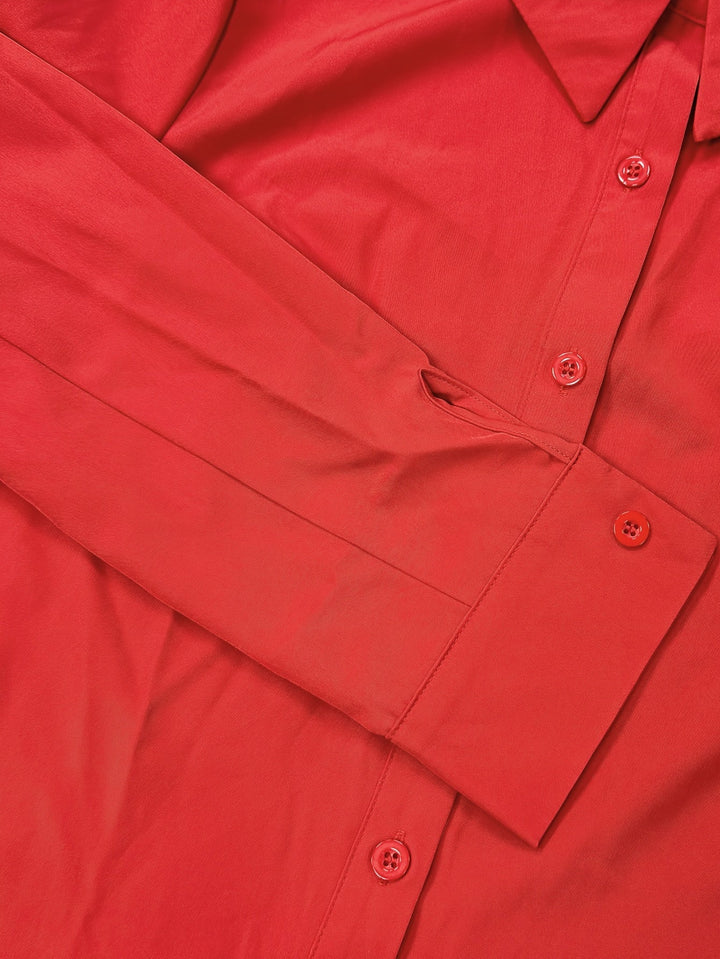 Quinn | Raffineret Knap-Front Bluse