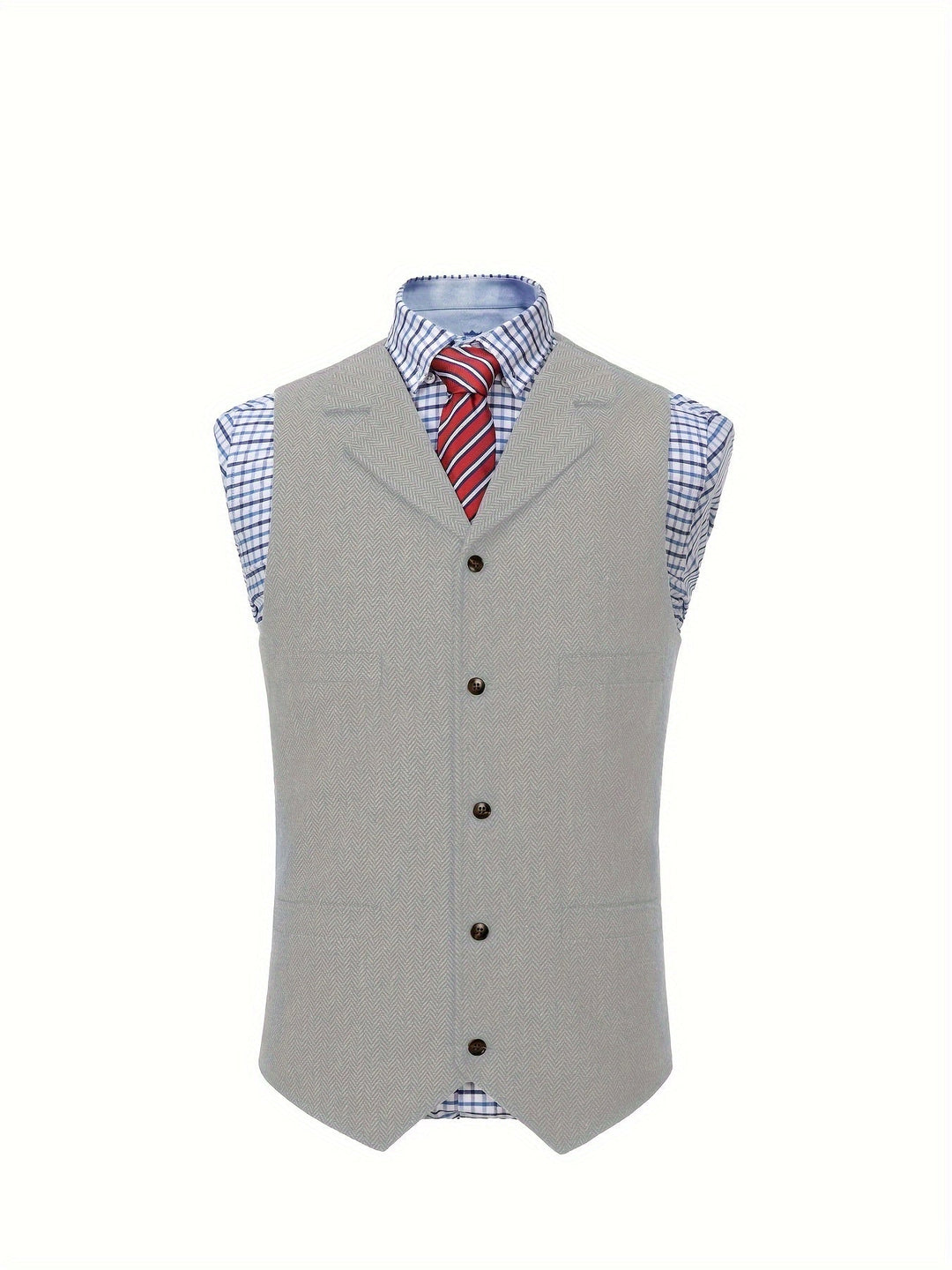 Colton | Heritage Herringbone Vest
