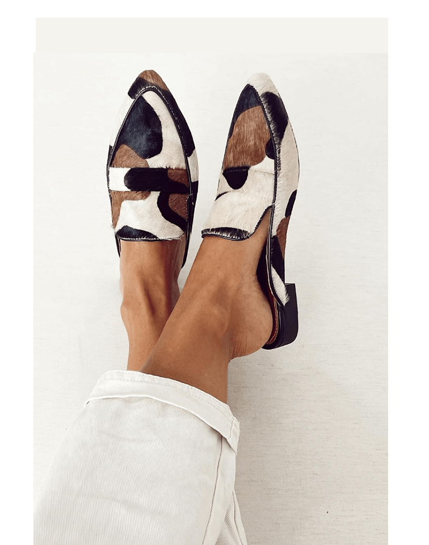 Samantha | Chic Mønstrede Komfort Loafers