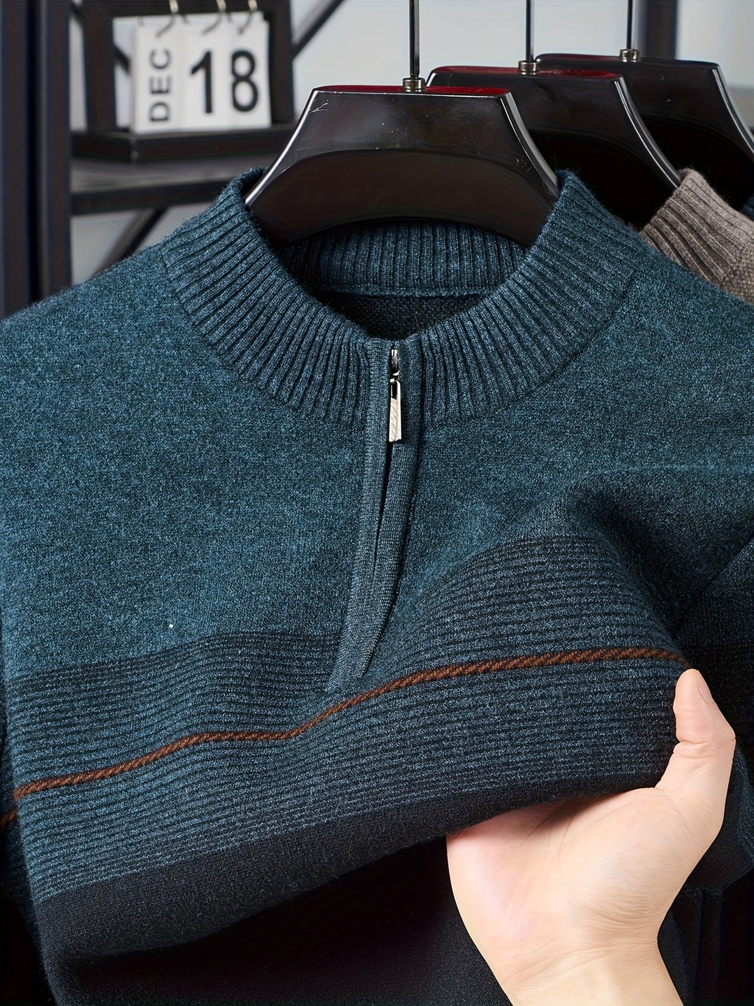 Oscar | Zip-Neck Sweater