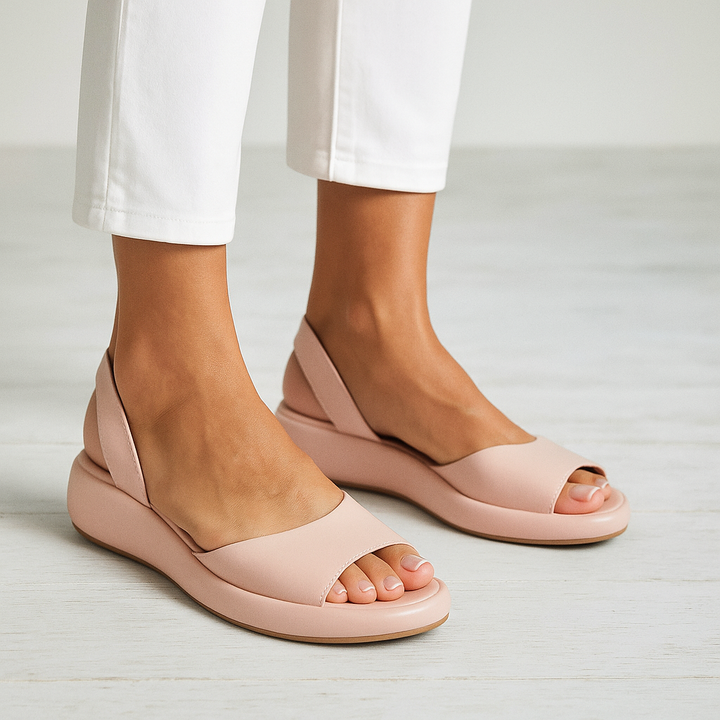 Elliana | Klassiske Minimalistiske Åbne Tå Sandaler