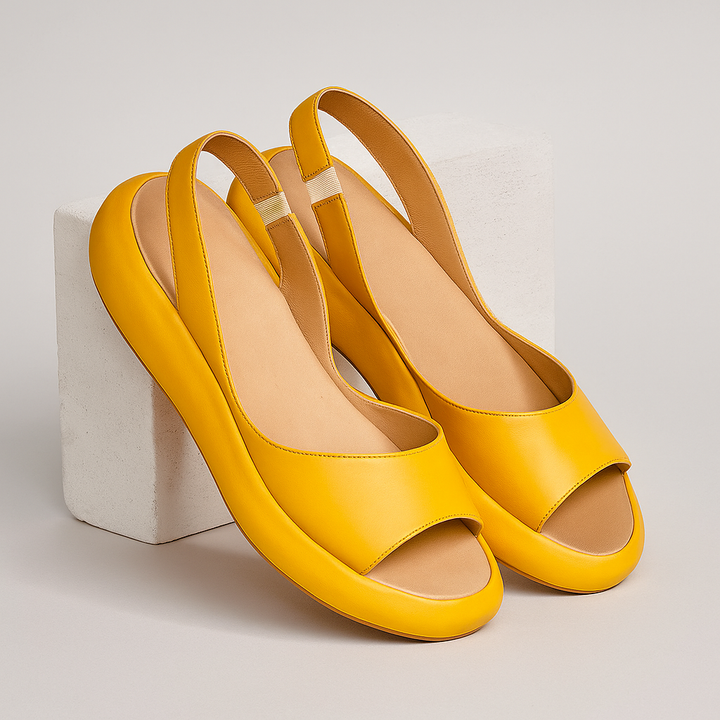 Elliana | Klassiske Minimalistiske Åbne Tå Sandaler