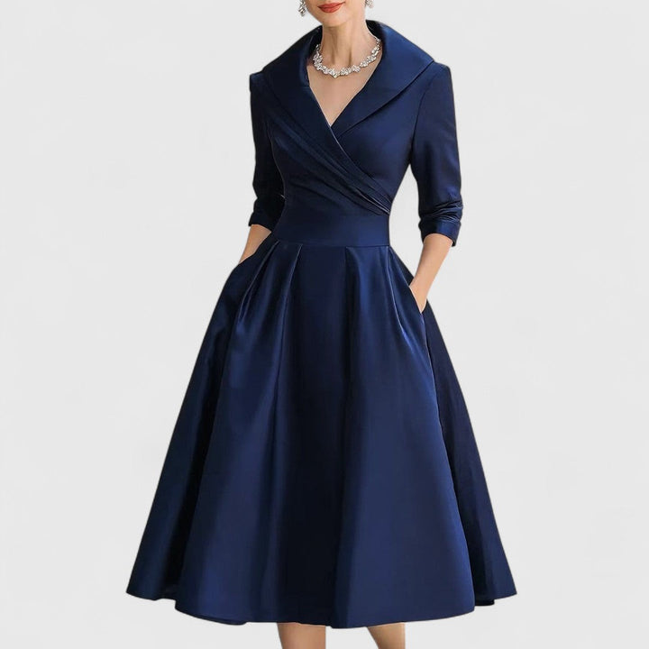 Ashley | Graceful Silhouette Midi Kjole