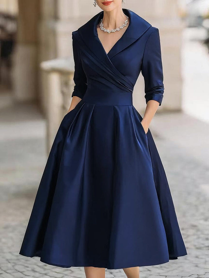 Coraline | Elegant V-hals Aftenkjole