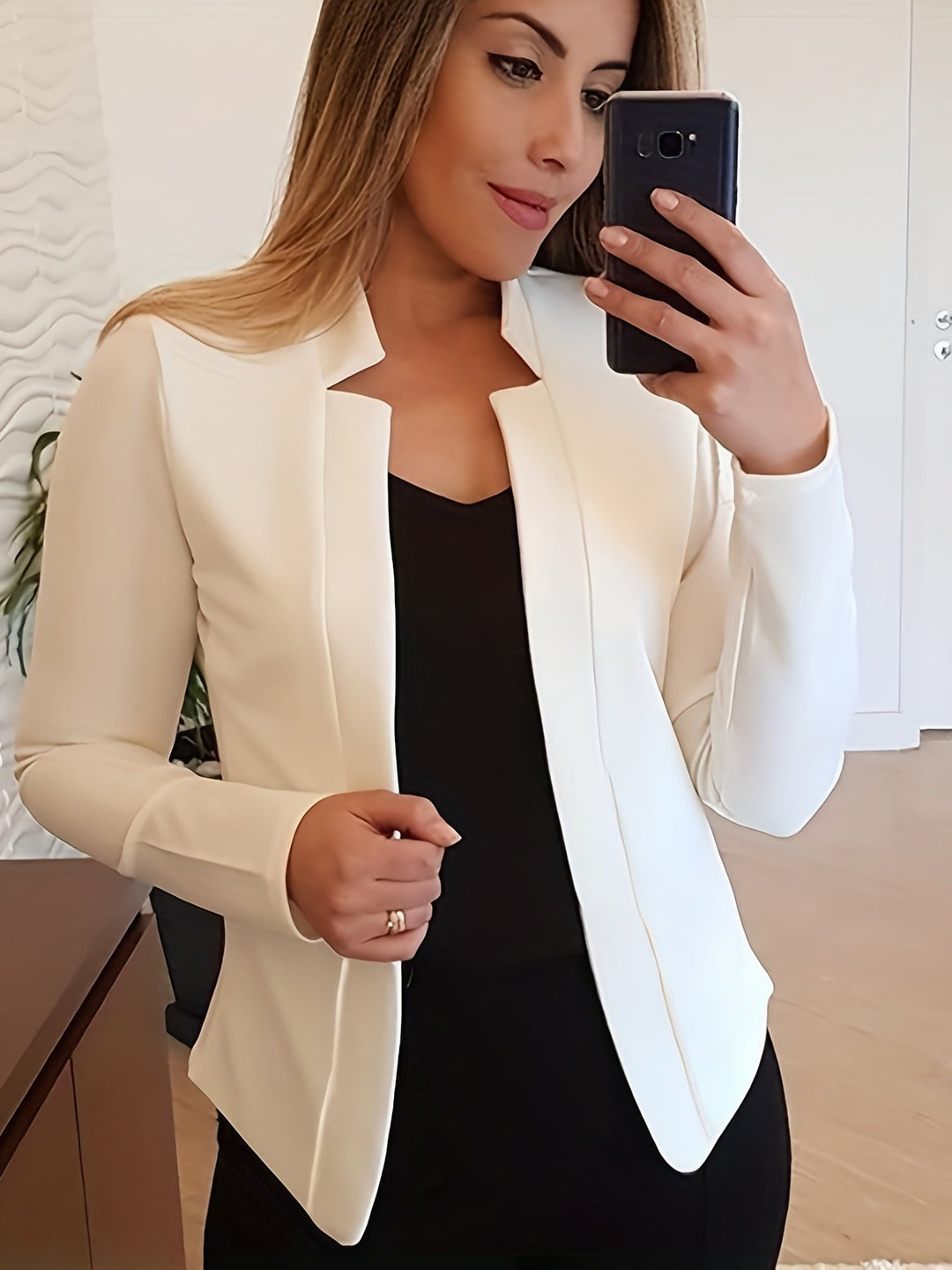 Kirsten | Åben Front Skræddersyet Jakke
