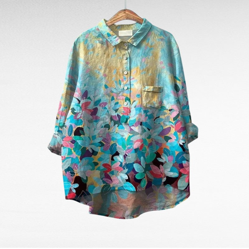 Shanice | Stilfuld Blomstret Knapbluse