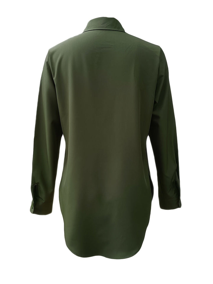 Quinn | Raffineret Knap-Front Bluse