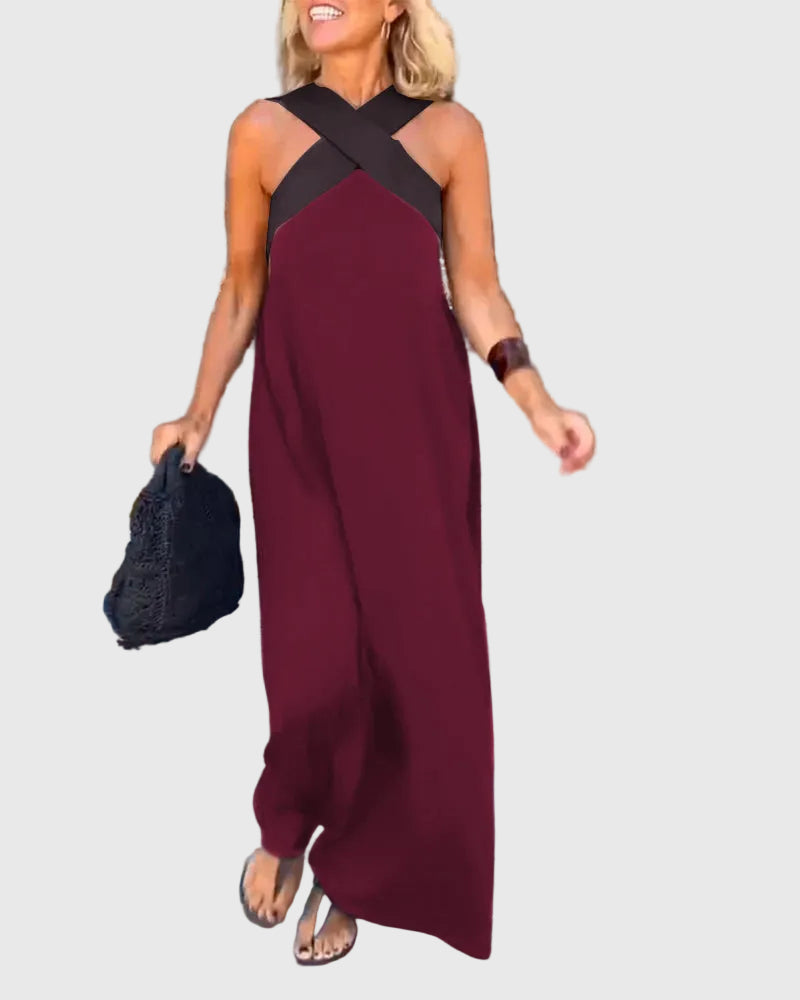 Lana | Elegant Flydende Maxi Kjole
