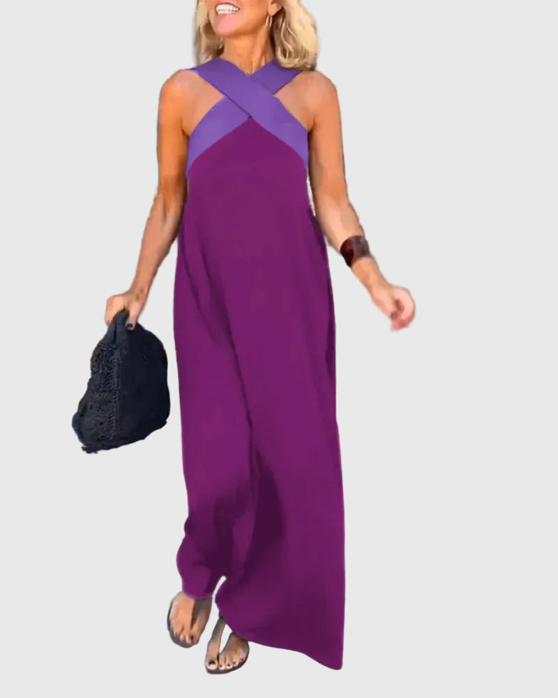 Lana | Elegant Flydende Maxi Kjole