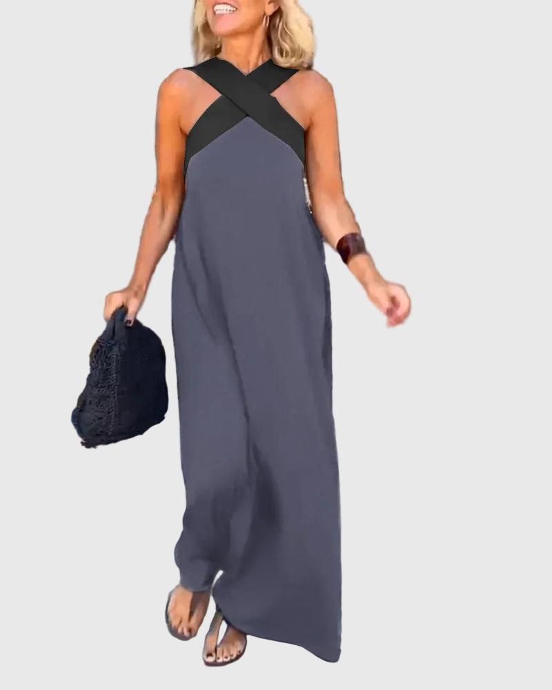 Lana | Elegant Flydende Maxi Kjole