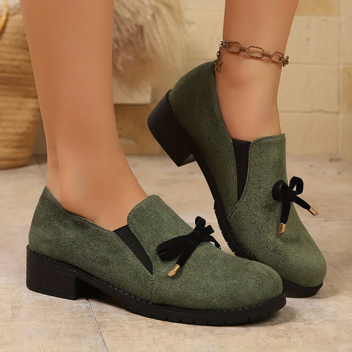 Nadia | Slips-on Loafers med Sløjfe