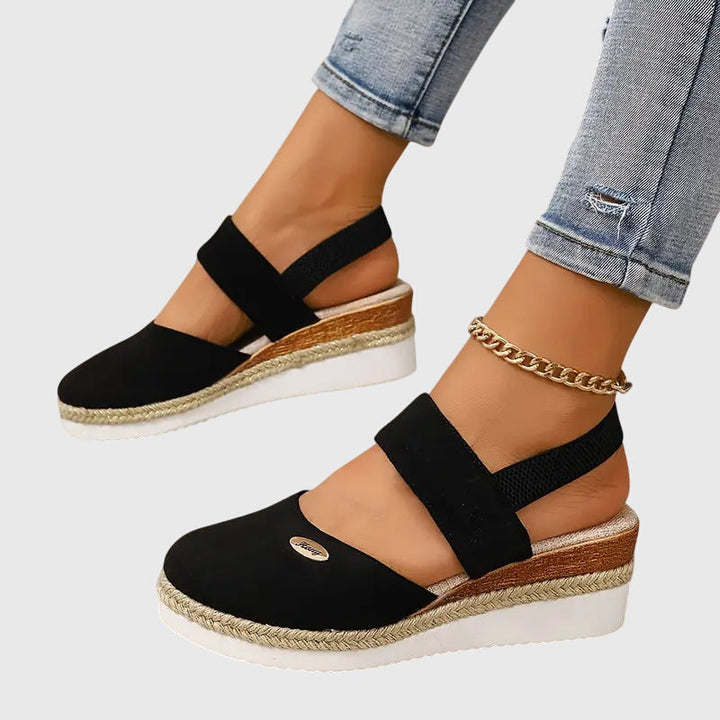 Ruth | Polstrede Vedge Sandaler