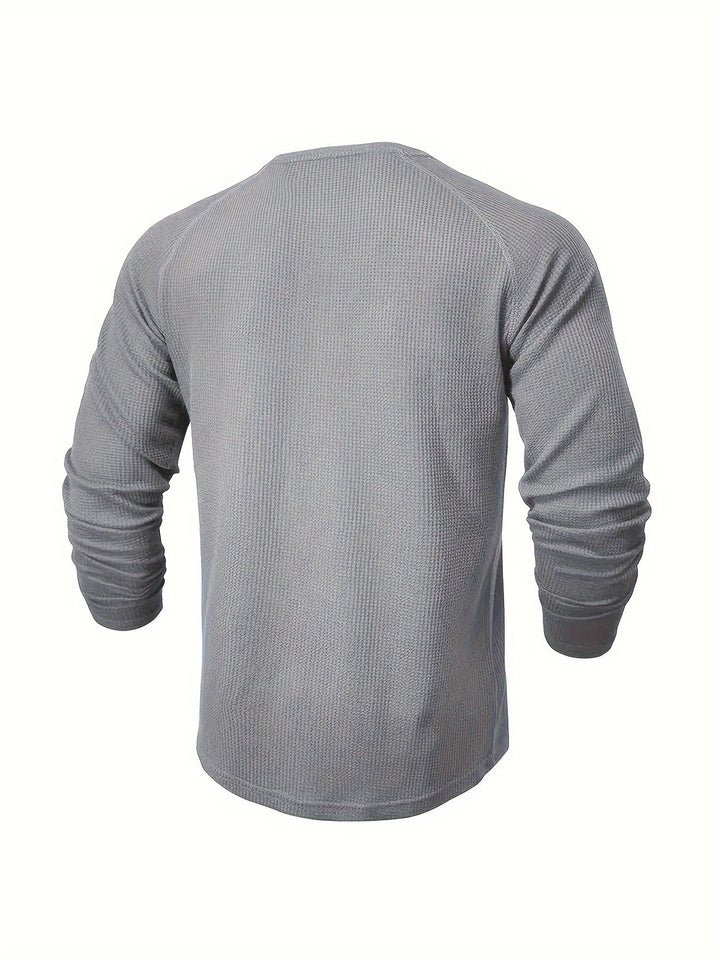 Graham | Klassisk Button Henley Skjorte